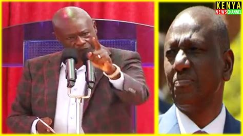 Gachagua Angry Speech Today In Church Listen What He Told Ruto At