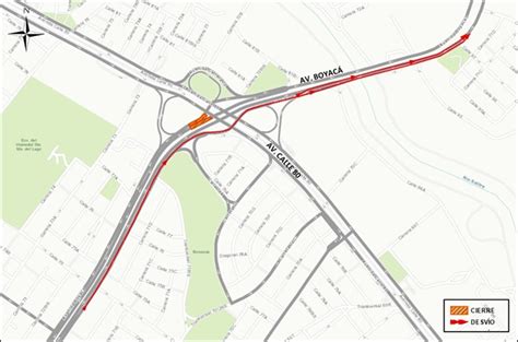 Por Obras De Ciclopuente Cierre En Av Boyac Con Av Calle Norte