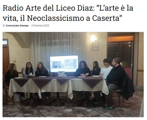 RADIO ARTE Liceo Scientifico Statale A Diaz Caserta