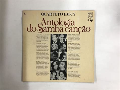 Yahoo Lp Quarteto Em Cy Antologia Do Samba Canc