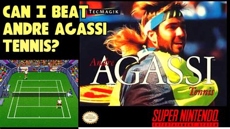 Chris Plays Andre Agassi Tennis Super Nintendo Youtube