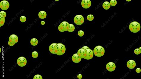 Holding Back Vomit Emoji Green Emoticon Face Disgust Animated