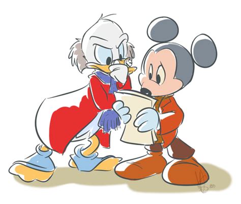 Uncle Scrooge Mcduck Fan Art Ebenezer Scrooge And Bob Cratchit