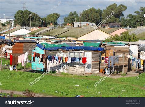 Khayelitsha, Township Cape Town South Africa Stock Photo 76497442 ...