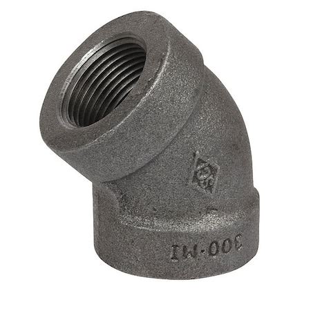 Zoro Select Fnpt Malleable Iron Degree Elbow Class