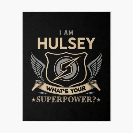 Lámina rígida Camiseta con nombre de Hulsey Soy Hulsey Cuál es tu