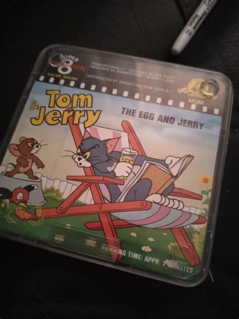 TOM AND JERRY The Egg And Jerry Super 8 Colour Sound 200Ft 8Mm Cine ...