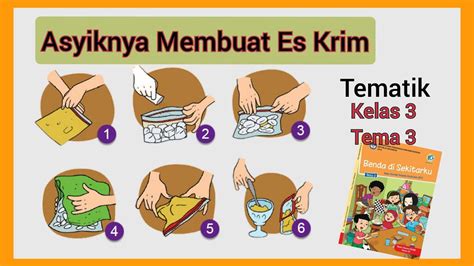 Percobaan Membuat Es Krim Perubahan Wujud Benda Cair Ke Padat Youtube