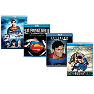 Buy Ultimate Superman 4 Movie Blu Ray Collection Superman The Movie