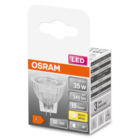 Osram Led Star Mr Gu Strahler Glas Warmwei K