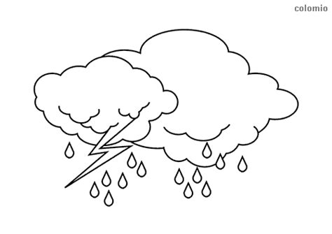 [10000印刷√] dibujos de nubes con lluvia para colorear 205613-Dibujos de nubes con lluvia para ...