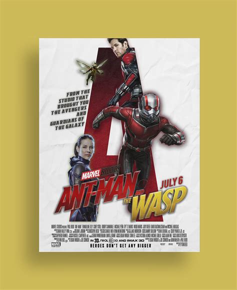 Ant-Man And The Wasp - Poster Design on Behance