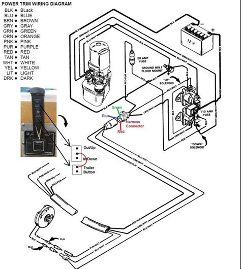 Mercruiser Trim Pump Wiring Diagram