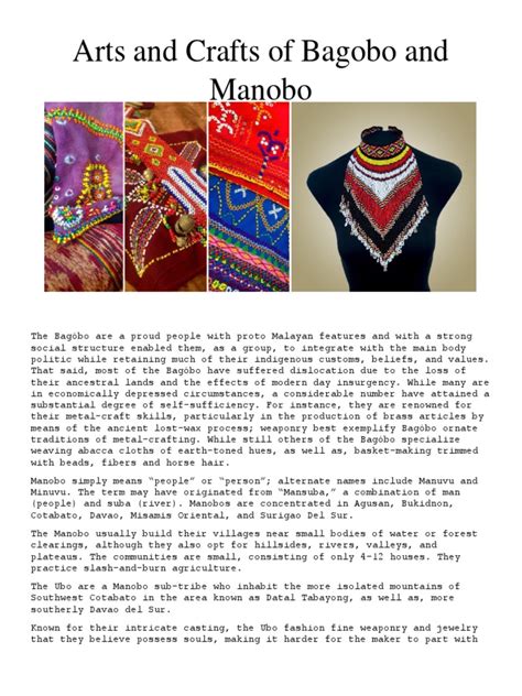 Arts and Crafts of Bagobo and Manobo | Textiles | Embroidery