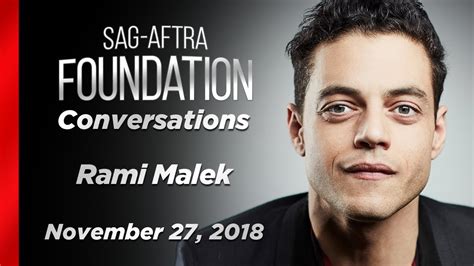 Rami Malek Career Retrospective Sag Aftra Foundation Conversations