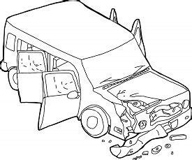 Crashed Car Drawing at GetDrawings | Free download