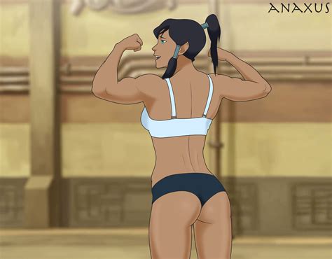 Rule 34 1girls Anaxus Ass Avatar Legends Back Back View Female Korra Muscular Muscular Female