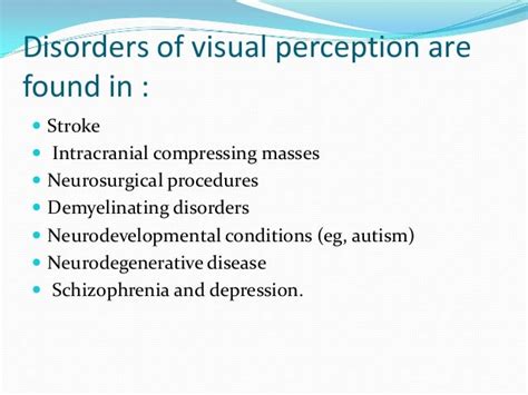 Visual Perceptual