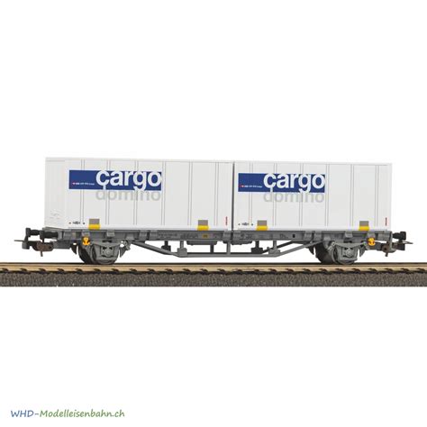 PIKO H0 DC Hobby Containertragwagen Cargo Domino SBB V 2x20