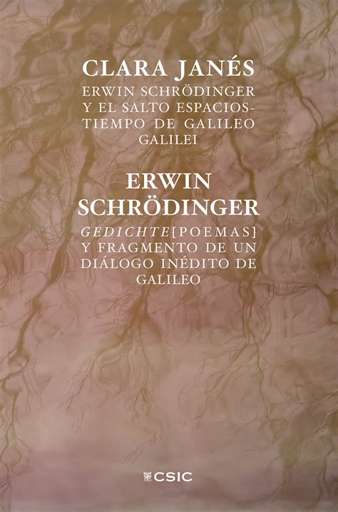 Libro Erwin Schrödinger y el salto espacios tiempo de Galileo Galilei