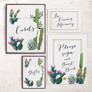 Desert Love Wedding Invitations Cactus Wedding Beacon Lane