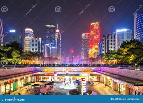 The Skyline of Flower City Square in Guangzhou 2 Editorial Photo ...