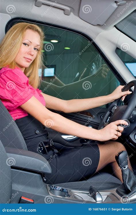 Driving Girl Stock Image Image 16876651