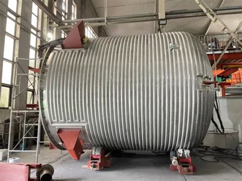 Stainless Steel Conical Chemical Reactor500 50000L For Resin Emulsion