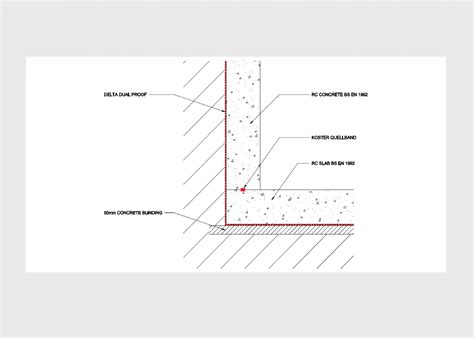 Technical Drawings Structural Waterproofing Delta Membranes