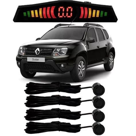 Sensor De Estacionamento Ré Renault Duster Todos Preto Submarino