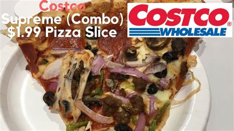 199 Costco Supreme Combo Pizza Slice 1 Minute Review Costco Food