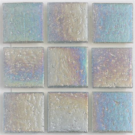 300 42 Pearl Opaque Iridescent American Glass Mosaics