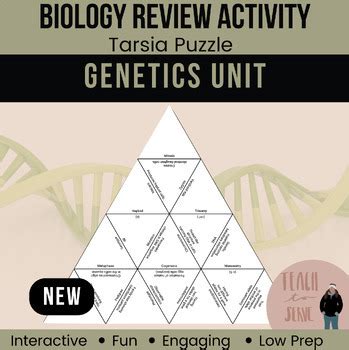 Sbi U Genetics Review Activity Tarsia Puzzle By Hello Teach To Serve