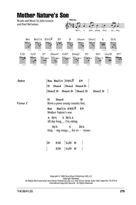 Mother Nature's Son | Sheet Music Direct