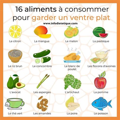 Liste Des Aliments A Consommer Pour Garder Un Ventre Plat Artofit