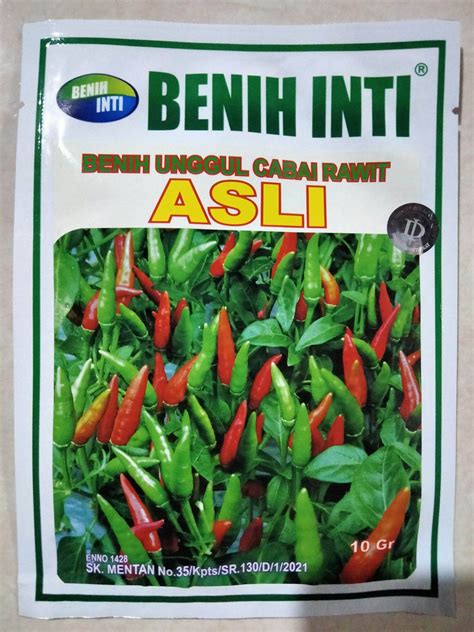 Benih Cabe Rawit Asli 10 Gram Bibit Cabai Asli Rawit Ijo Vareitas 22