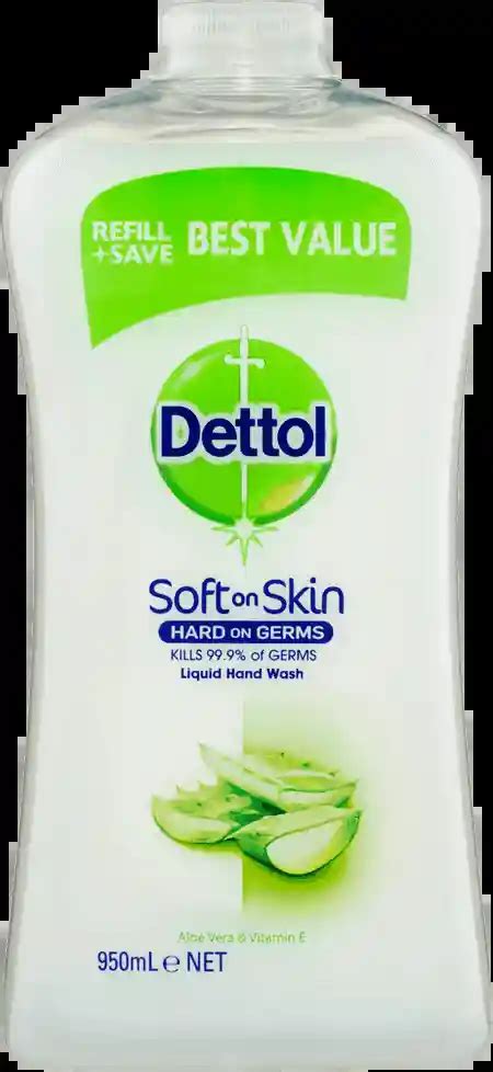 Liquid Hand Wash Aloe Vera Vitamin E Refill 950ml Dettol NZ