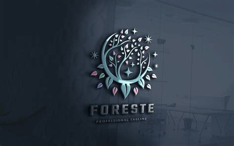 Modelo De Logotipo Da Floresta 153909 TemplateMonster