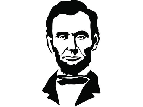 Abraham Lincoln Silhouette Clip Art