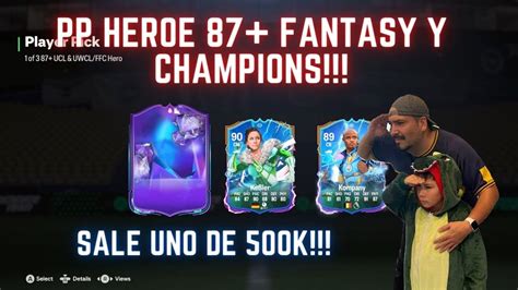 VALE LA PENA PLAYER PICK HEROE 87 FANTASY O CHAMPIONS EA FC 24 SALE