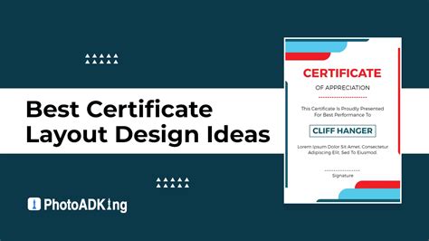 Best Certificate Layout Design Ideas