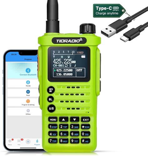 Tidradio Td H8 10w 2nd Gen Ham Radio Handheld Long Range Dual Band Radios With