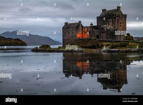 EILEAN DONAN CASTLE 13thC AD LOCH DUICH DORNIE SCOTLAND UNITED