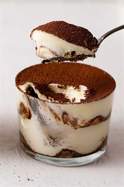 10 Minute Tiramisu For Two Eggless El Mundo Eats Receta Postres