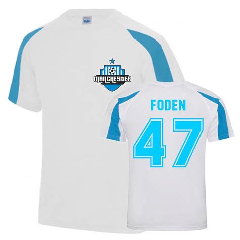 Phil Foden Man City Sports Training Jersey (White) | Fruugo US