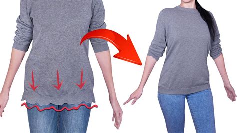 How To Fix A Stretched Elastic On The Sweater In 5 Minutes YouTube