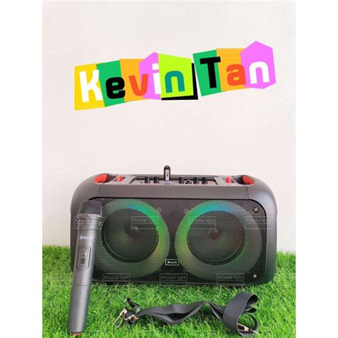 Brodu Bts Portable Subwoofer Bluetooth Karaoke Speaker Shopee