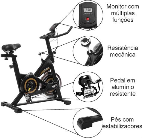 Bicicleta Ergom Trica Spinning In Rcia Kg Chase Odin Fit