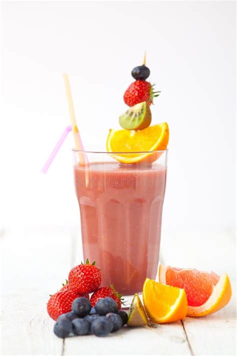 Summer fruit smoothies stock photo. Image of beverage - 20004262