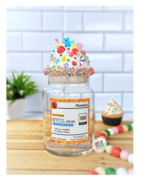 Funny Label Candy Jar With Lid Therapist T Psychiatrist T Boss Candy Jar Office Candy